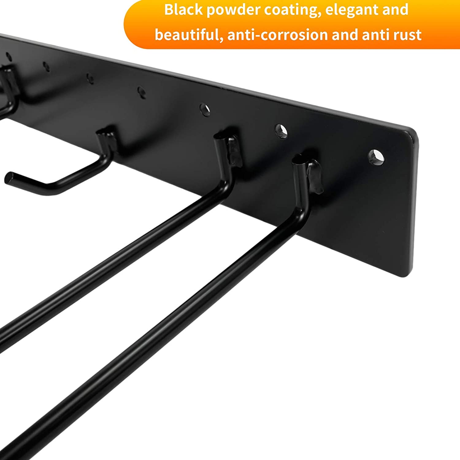 Garage wall mounted tool rack and storage organizers shelving with included hardware