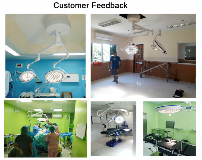 Hospital Large Medical Equipment Surgical LED Shadowless Operating Light With 700mm Double Lamps ECOP001
