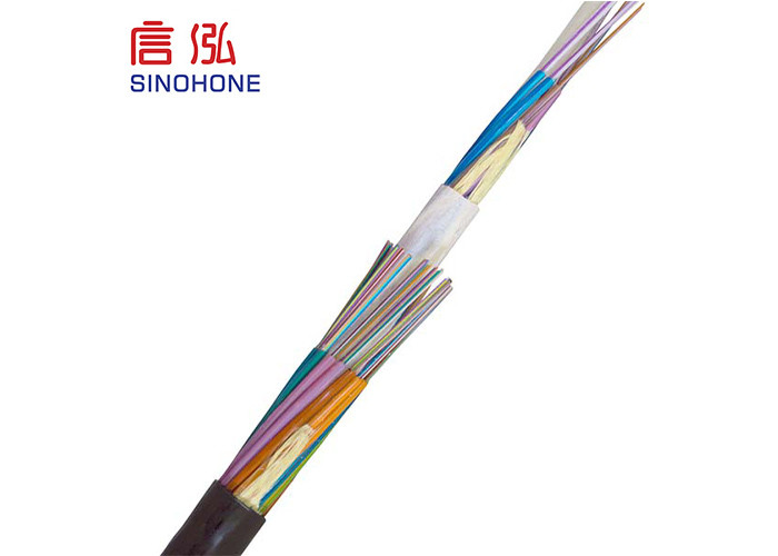 Flexible Air Blown Fiber Optic Cable Duct ABF With HDPE Sheath High Stability