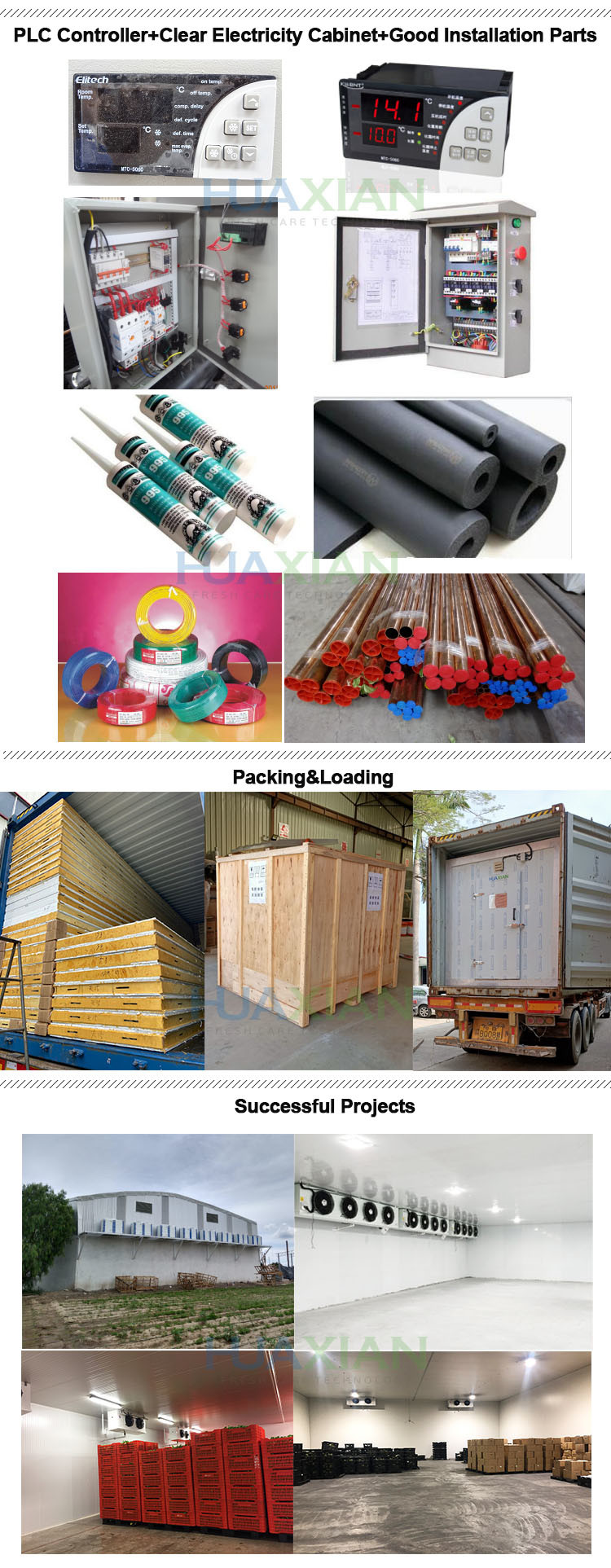 Bitzer/Danfoss/Copeland Compressor Condenser Transport Cold Storage Freezer Room Refrigeration Unit