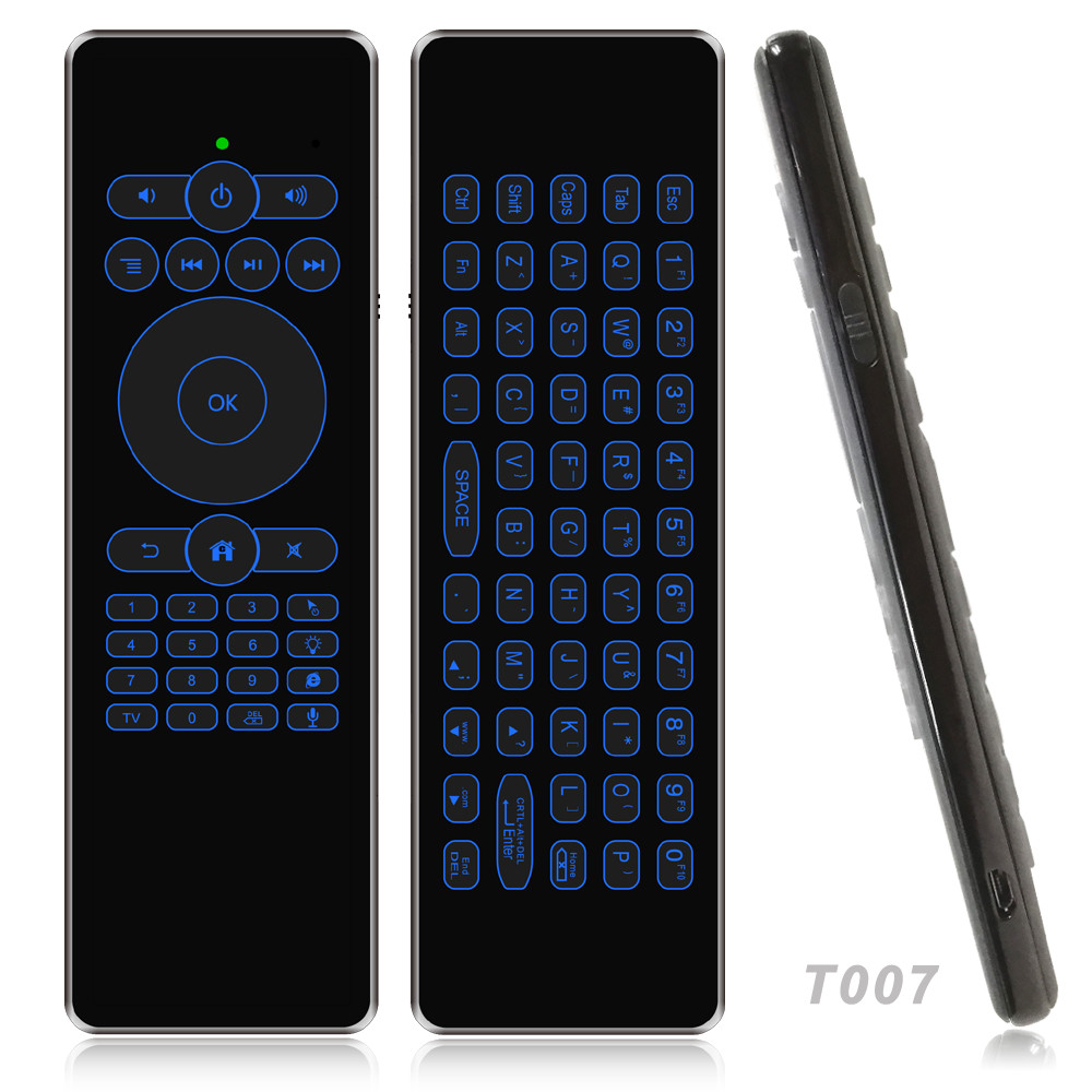 Wireless Air Mouse Backlight Keyboard Remote Control For Smart Android TV Mini PC