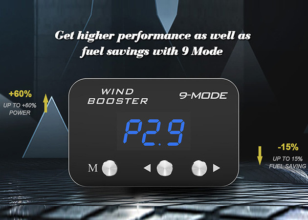 2.6'' WINDBOOSTER Car Throttle Controller Ultra Compact Throttle Accelerator Control