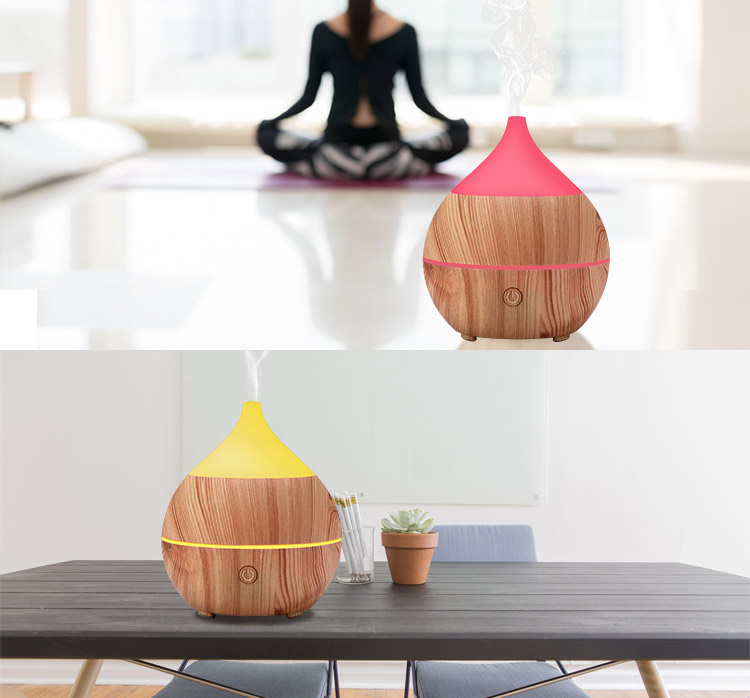 Chestnut Shape Air Mist Oil Wood Grain 200ml Bluetooth Aroma Diffuser
