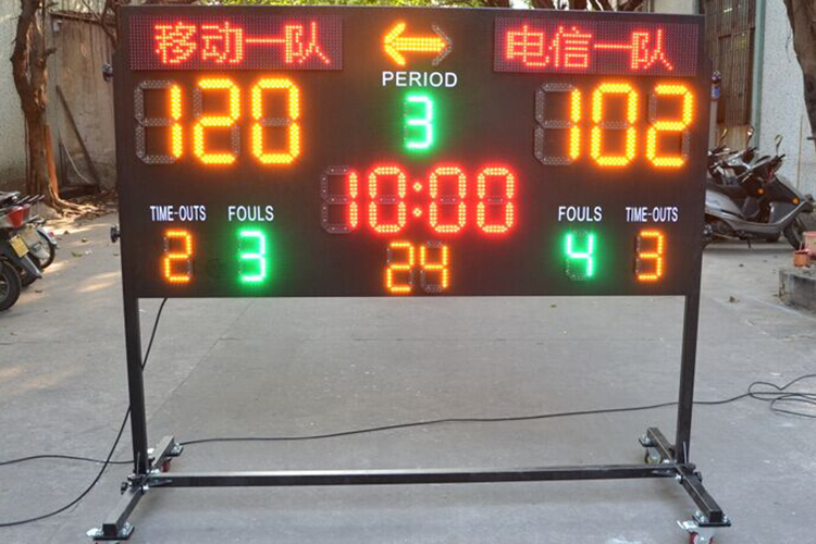 customized 7 segment digital score led display board