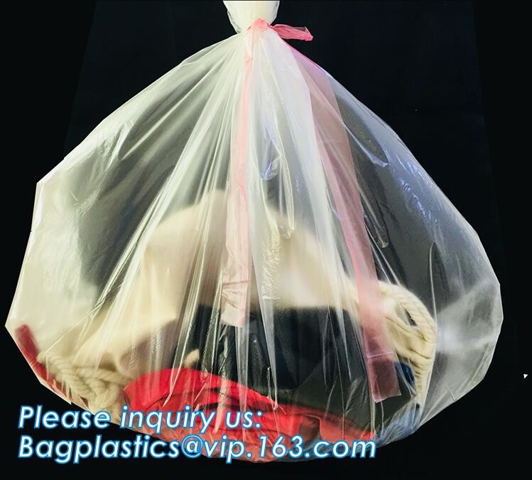 Pva Water Soluble Trip Laundry Bags Pva Plastic Bag, Disposable Water Soluble PVA Bag For Hospital Infection