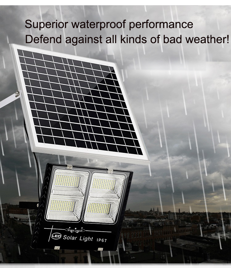 80C Working Temperature 30W 60W 100W 150W 200W 300W Solar LED Lamp for Outdoor Playground