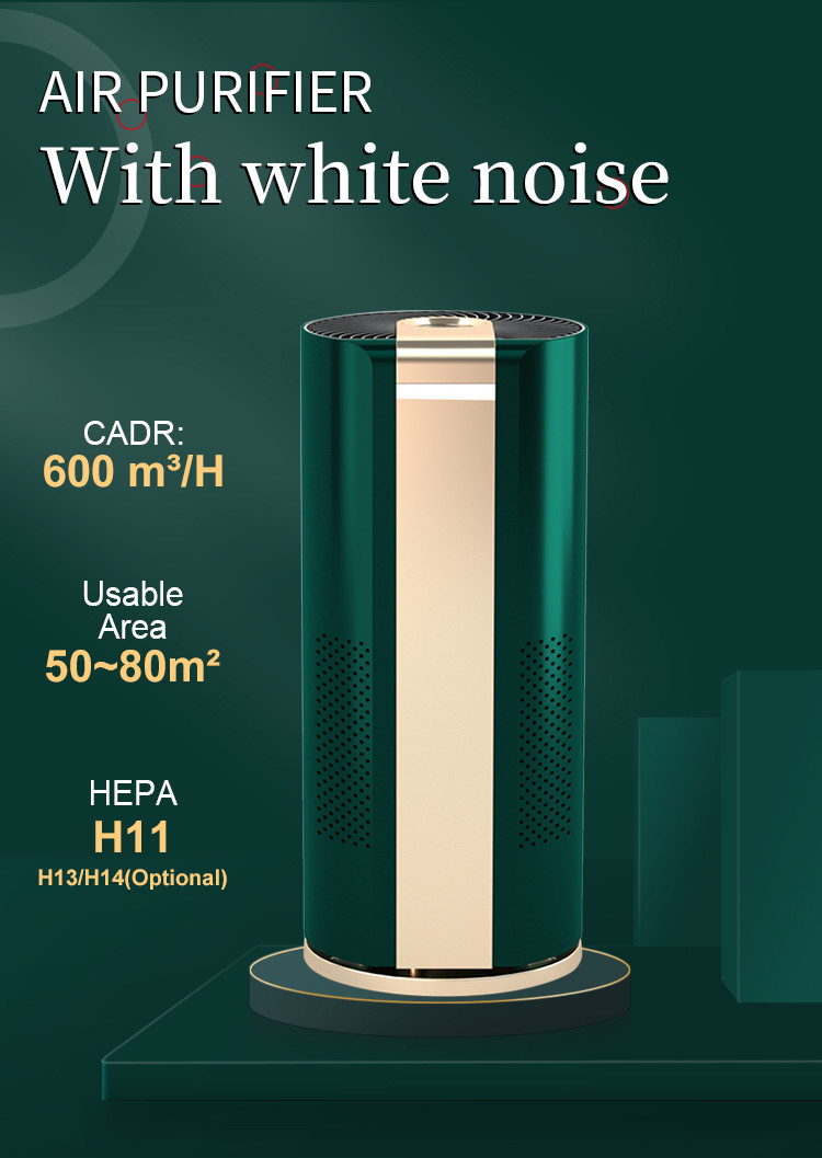 Hight Effective RoHS Hepa Air Purifier White Noice For Office Hotel