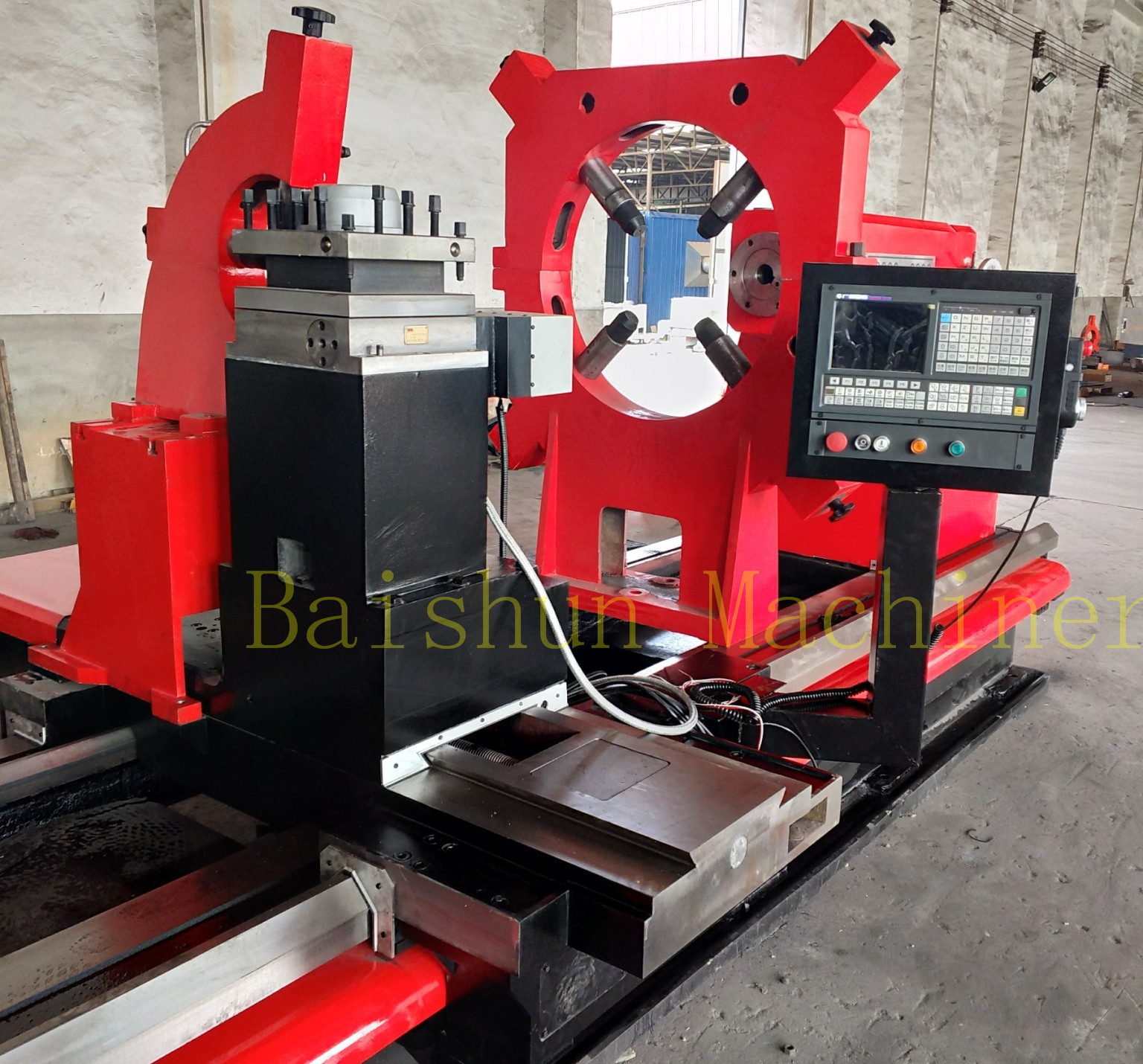 Heavy Duty Horizontal Lathe Machine With CNC Control 2000mm Diameter