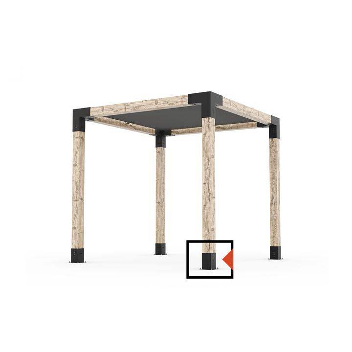 Upgrade Your Outdoor Living Space with 4x4 3-Way Pergola Brackets Kit and Post Base