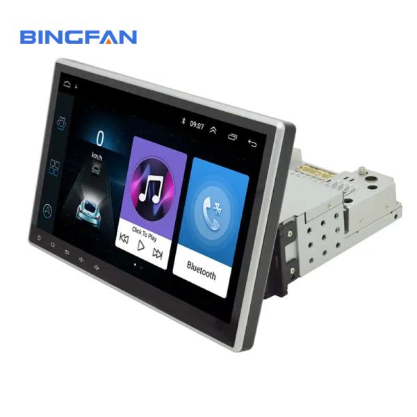 Rotatable Screen Single Din 10 inch Car DVD Player Autoradio Stereo GPS