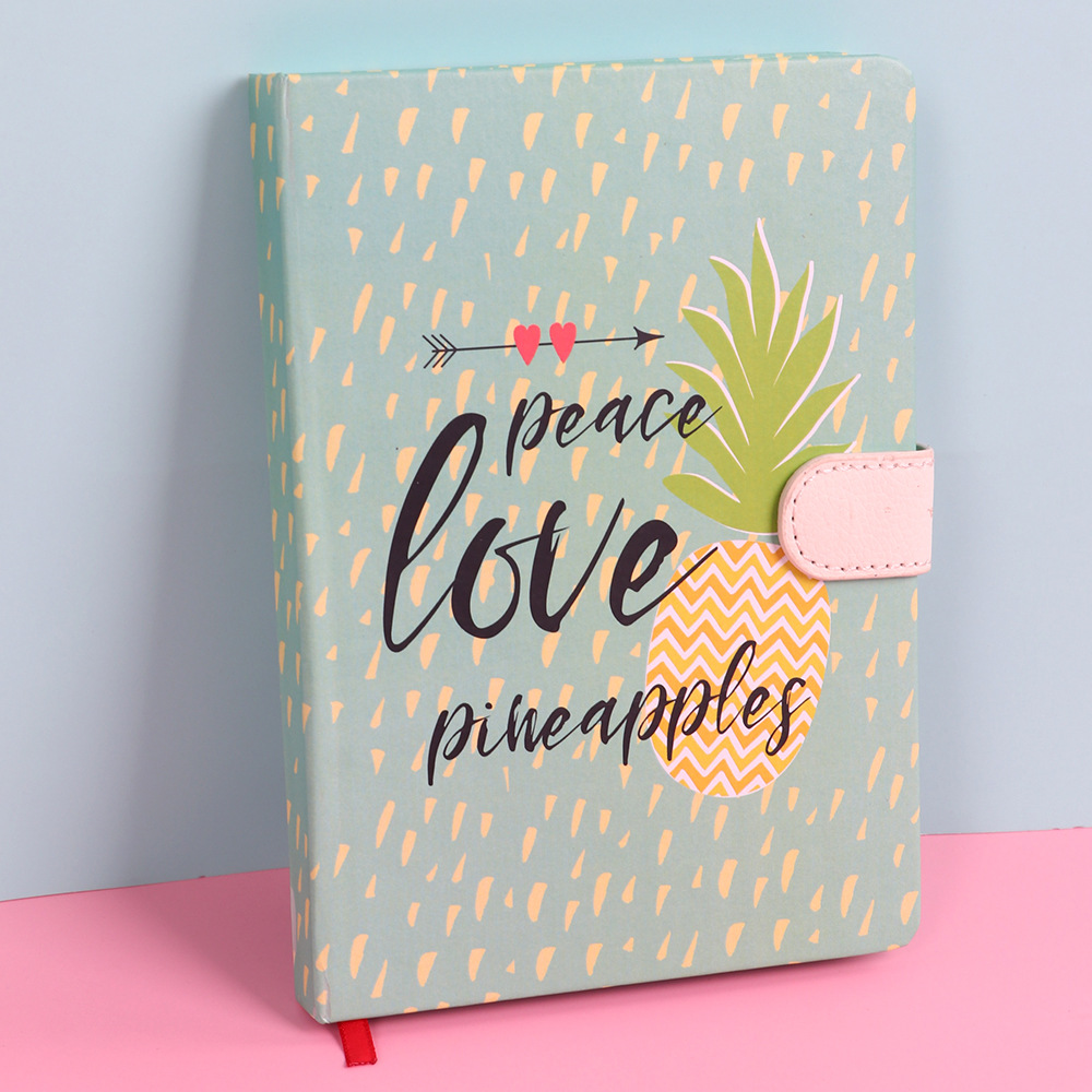 2022 Soft Custom Notebook A5 Magnetic Student Notebook Beautiful Notebook for Girls