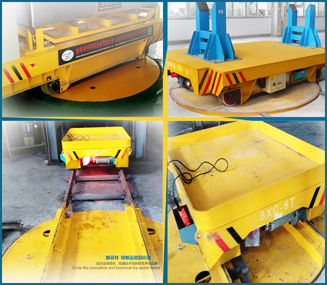 Railway Junction Electric Wagon Turntable for Material Movement