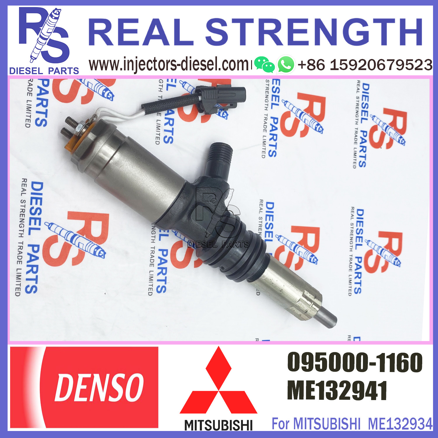 Common Rail Fuel Injector 095000-1160 095000-1161 ME132941 ME302574 For MITSUBI-SHI