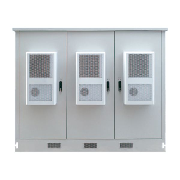 Multifunctional Tri Bay Weatherproof Outdoor Enclosure Electrical IP55 Protection