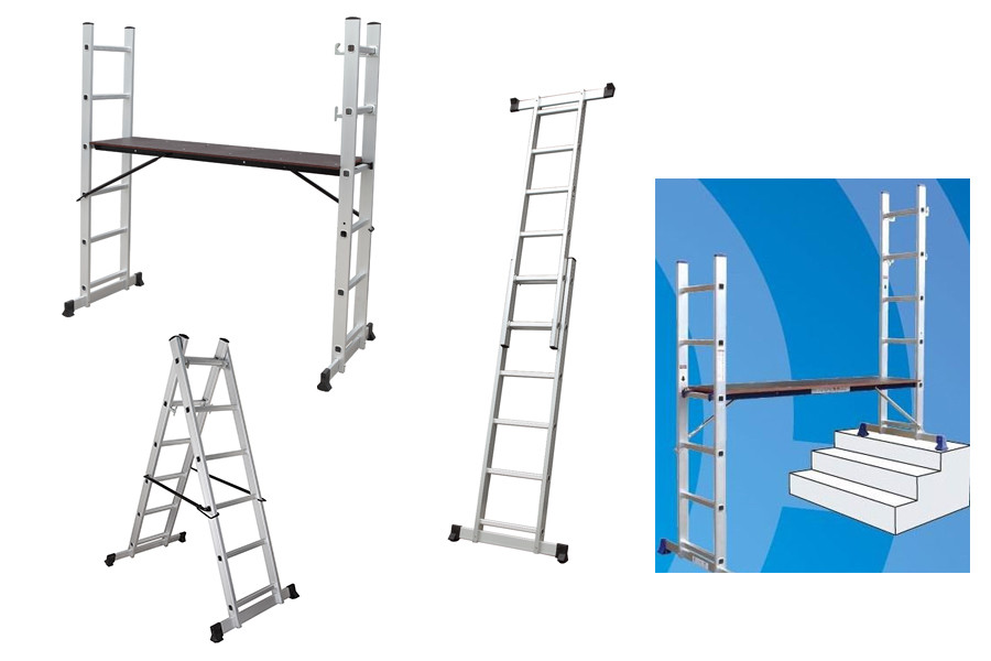 Mobile 2x6 Aluminum Scaffold Tower Big Platform 147X40cm For Painting