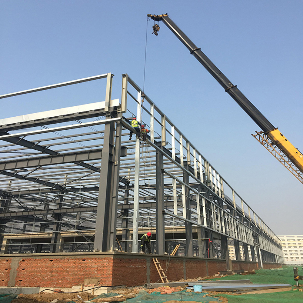 Customized Steel Frame Workshop Metal Frame Prefabricated Workshop Buildings