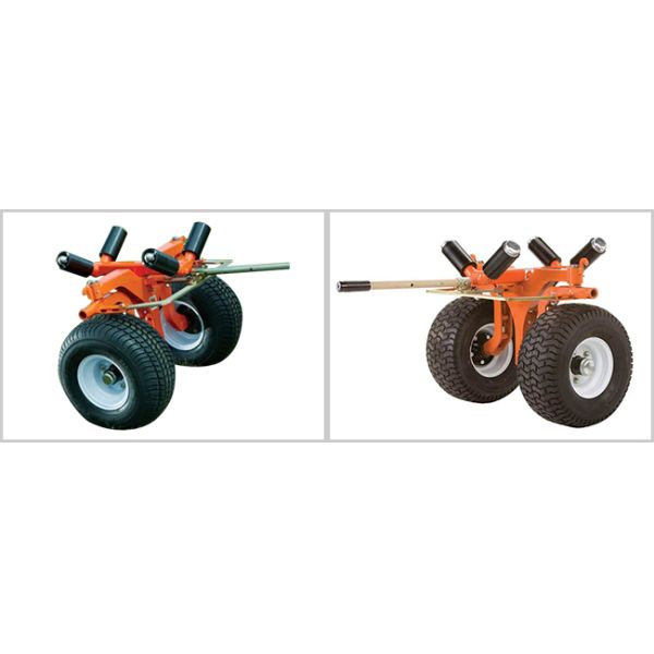 Powerline Tools P-1025A Two-Wheel Pole Dolly 2200 lb Capacity