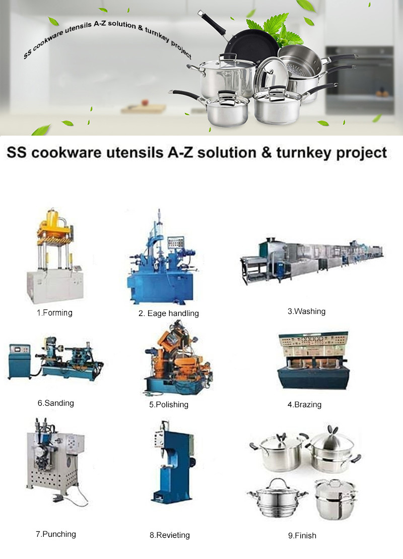 Water Tanks Basin Cookware Manufacture Machine For Stainless Steel