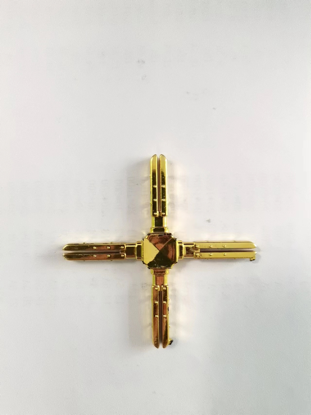 Aluminum Tilt Turn Window and House Doors Connector Plastic Georgian Bar Flower Design