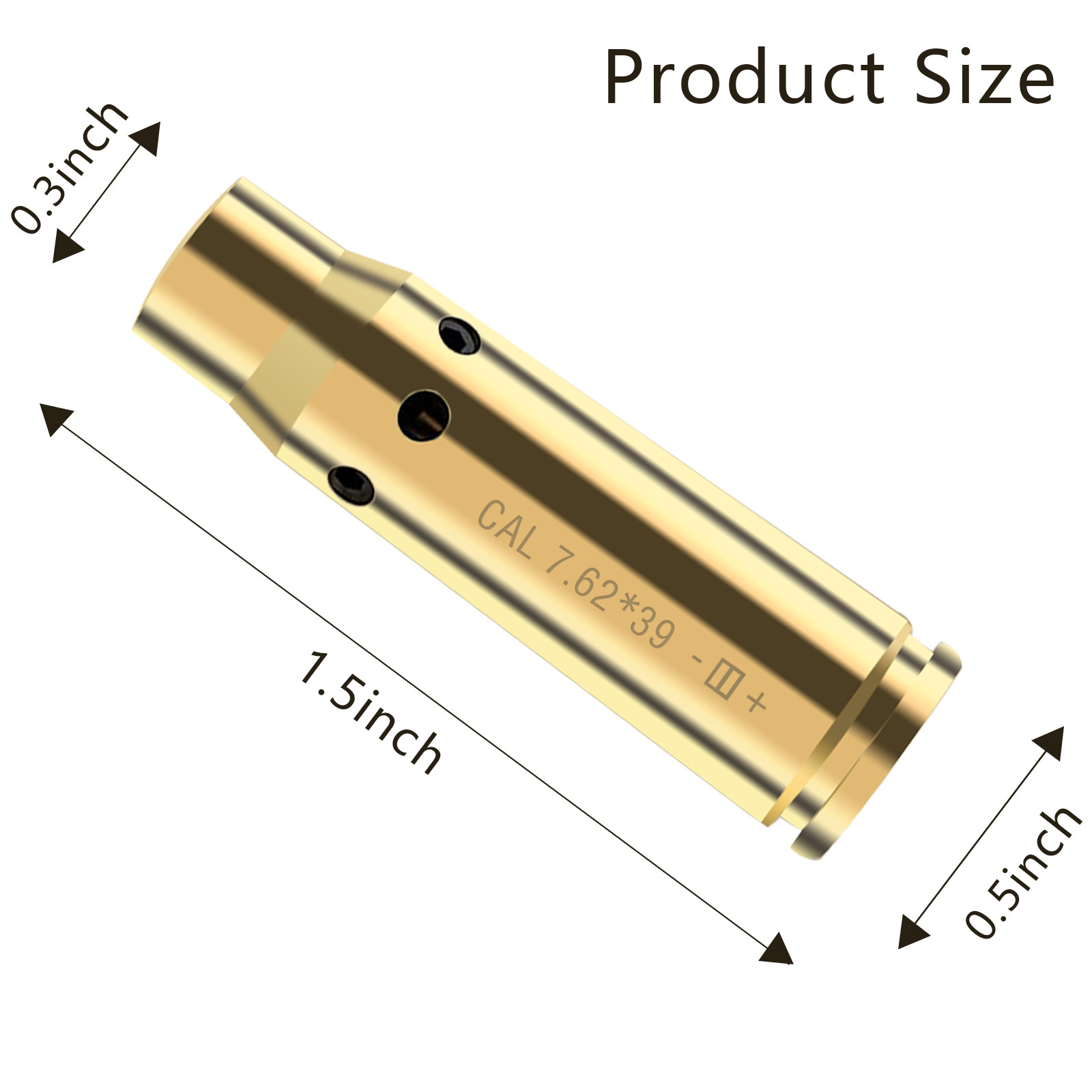 7.62*39mm Red Dot Laser Boresighter 650nm 6 Batteries Hunting Training