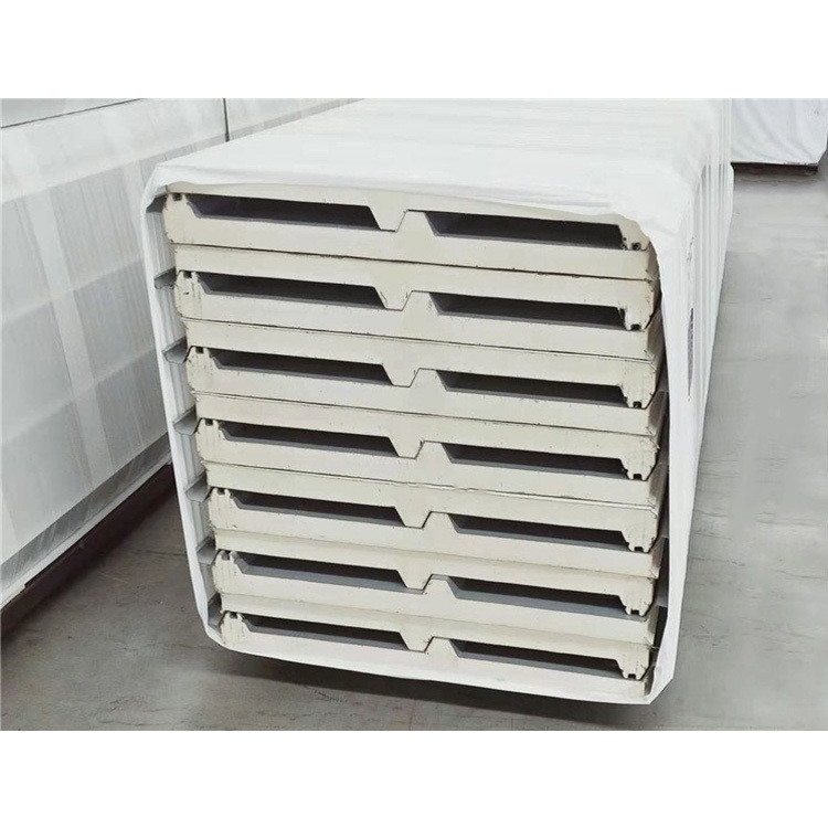 White PU Roof Panel Insulation Sandwich Panel Roofing Sheets For Cold Storage