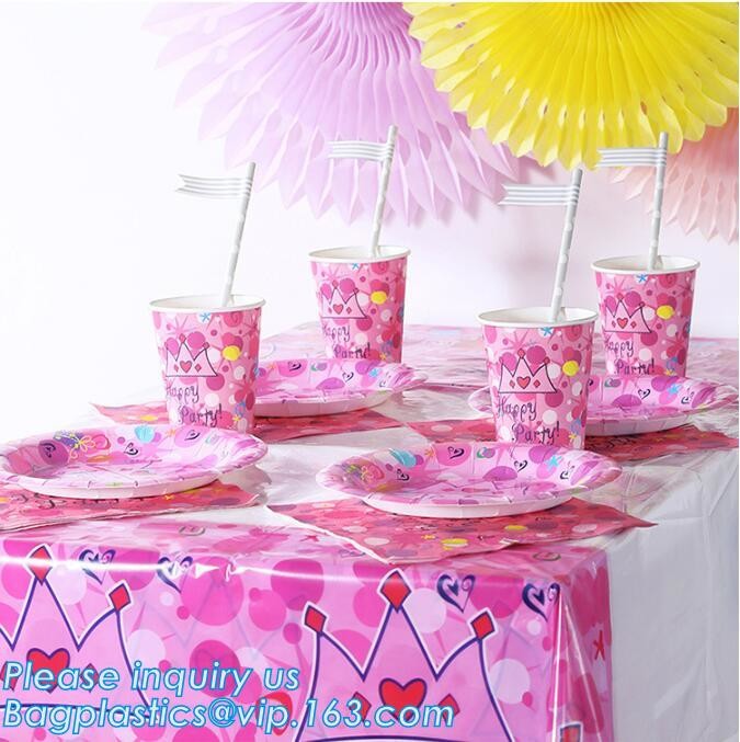 Party Decorations Supplies Individual plaid drinking straw wrap paper,party supply supplies and decorations princess par