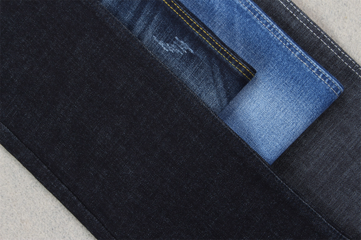 10.5oz Big Stretch Crosshatch Slub Denim Fabric 58/59"