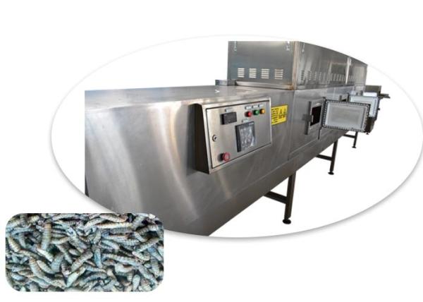 60KW Electronic Automatic SUS304 Microwave Dryer For Drying Black Soldier Fly