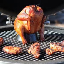 Hot bbq tools ceramic chicken sitter kamado tools