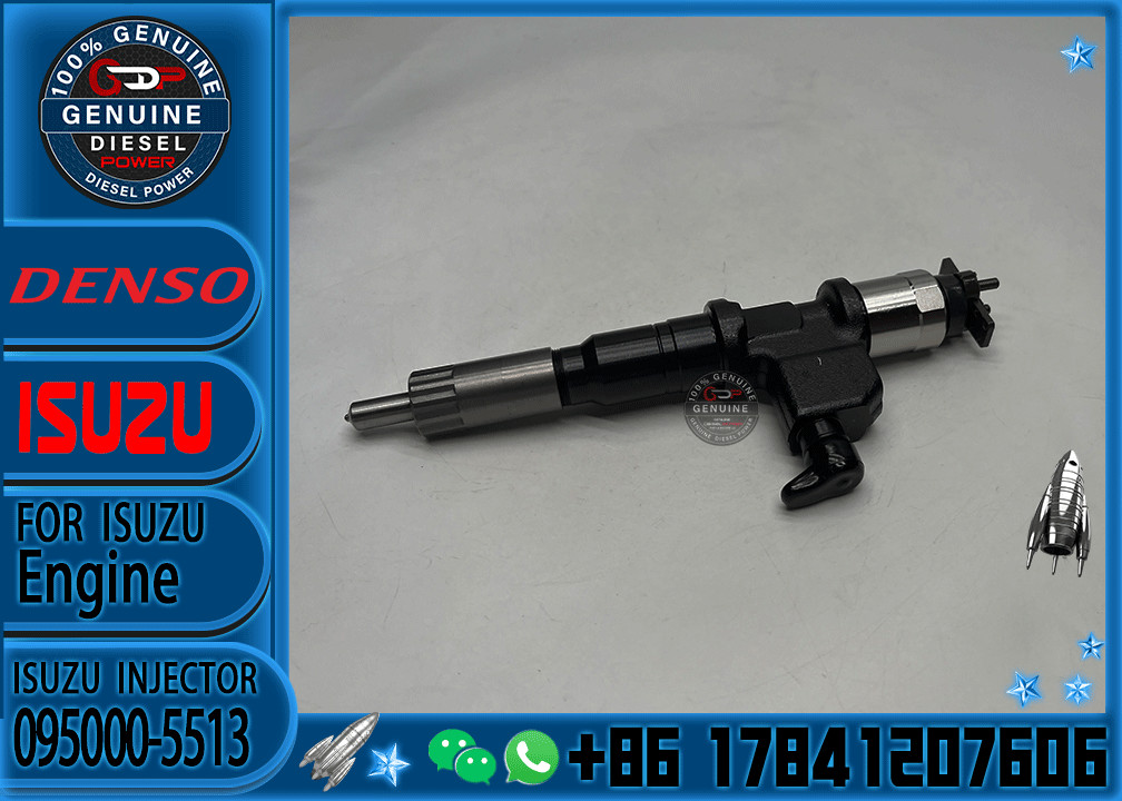 High Quality Common Rail Injector 095000-5512 095000-5513 095000-5514 for 6WF1 6WG1 Diesel Nozzle