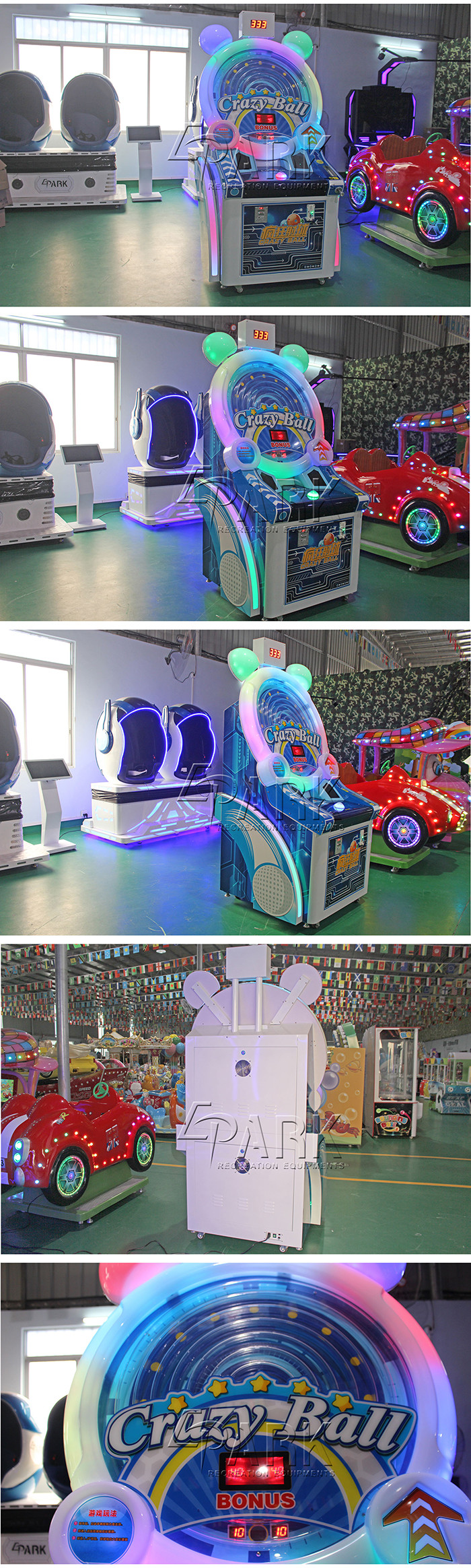 Easy Operated Coin Machine Crazy Ball Pinball arcade machine prize redemption game machine