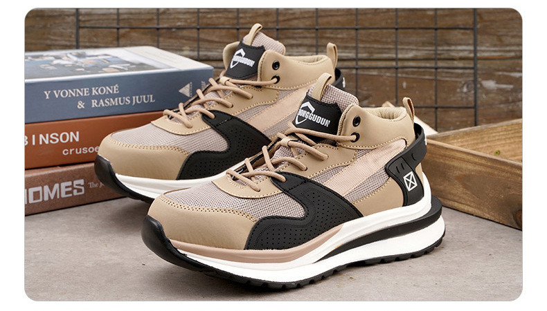 Light Work Shoes Kevlar Anti-proof Safety Sheos Novel Fashionable Mens Comfortable Safety Shoes Practical