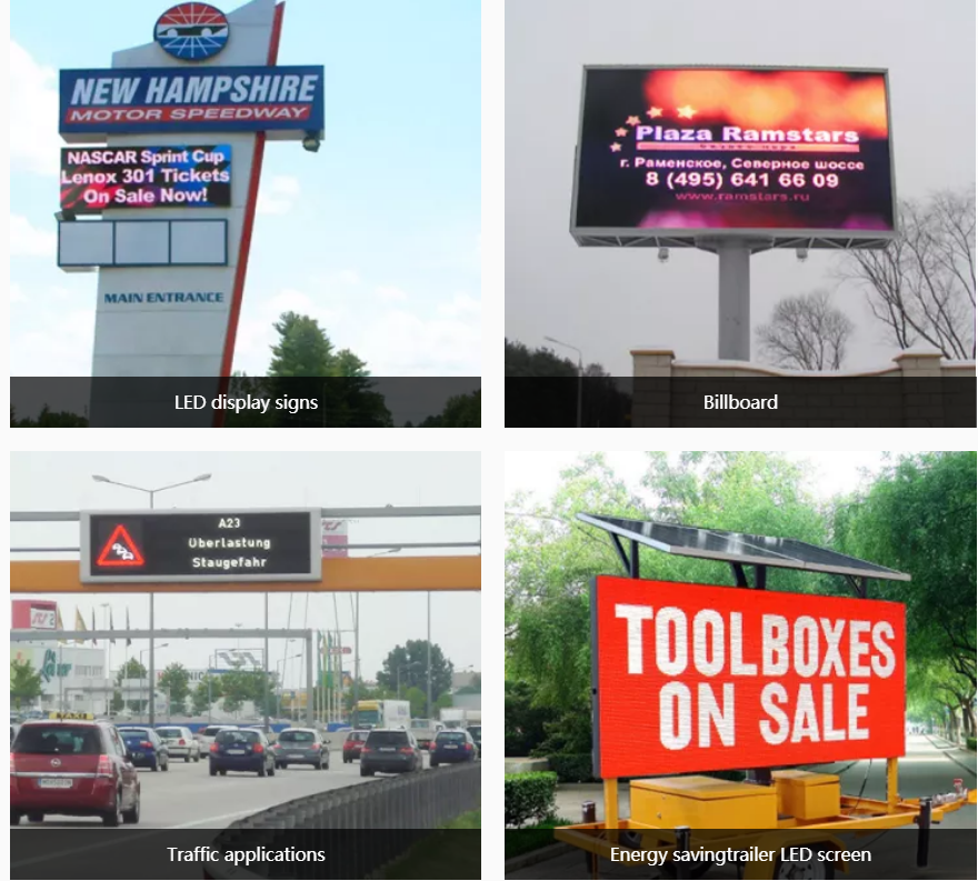Vms Signs Front Service LED Display With MS080F 1/5 Scan Mode