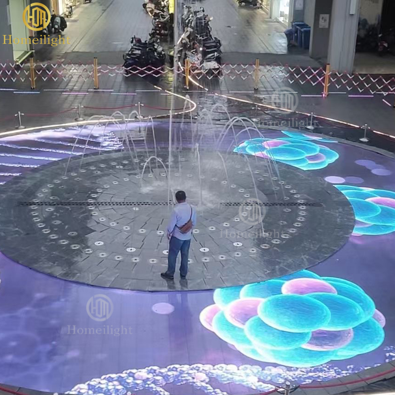 50*50*7.2cm IP65 Touch Display Dance Floor with Strength Base and 640*640 Pixel Screen