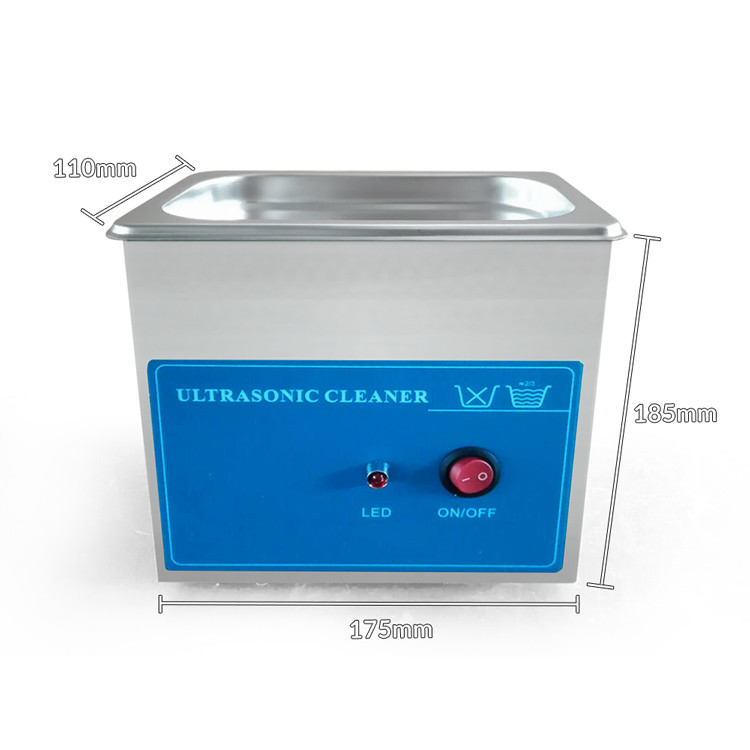Benchtop Type Small Ultrasonic Cleaner Mechanical Control Ceramic Heaters