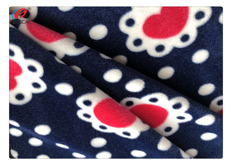 Knitted Stretch Short PlushSpandex Velvet Fabric For Garment Blanket