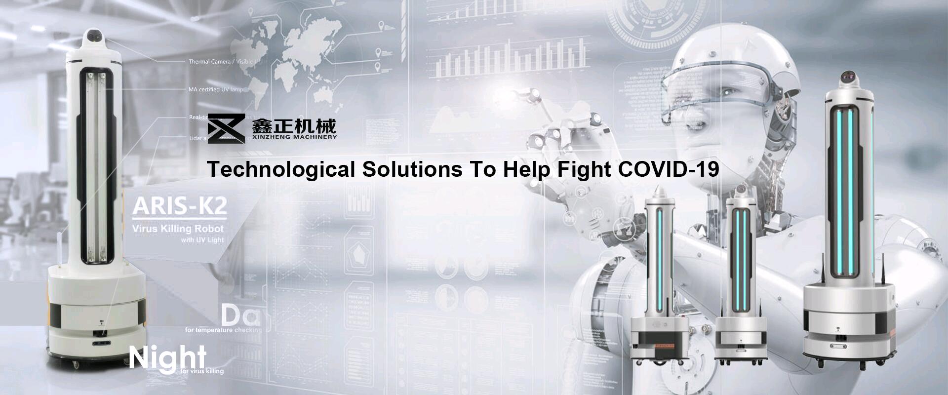 Anti Bacteria And Harmful Germs UVC Virus Killing Robot