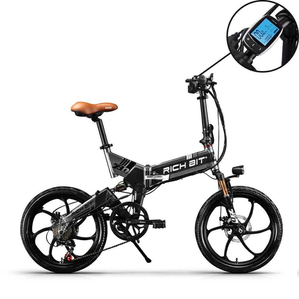 Full Suspention MTB Electric City Bike 48v 250w Lithium Battery Rich Bit 730