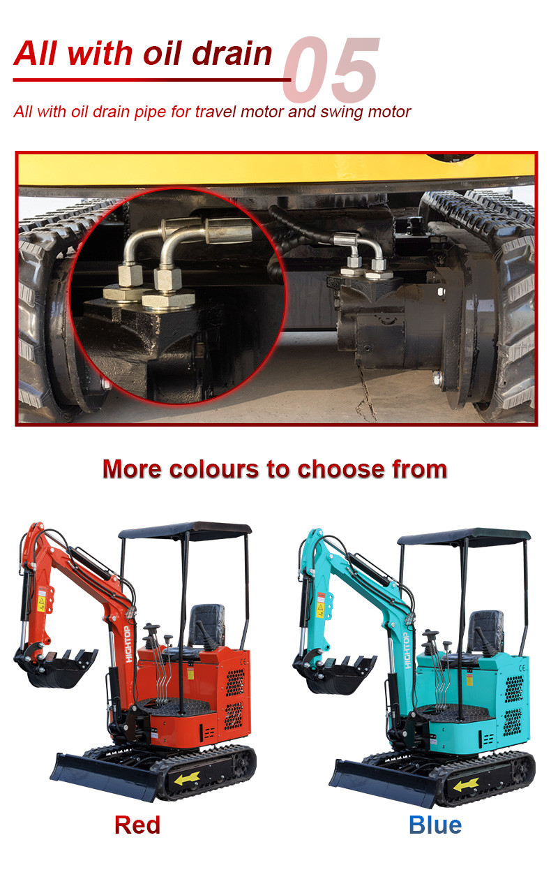 Hydraulic Tiny Mini Excavator 1500kg CE EPA Compact Digging Equipment