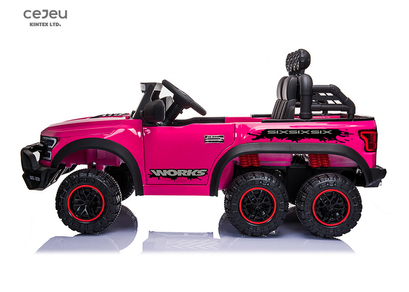 Six Wheels Suspension Kids Electric UTV With Lights On Windshield 21kg