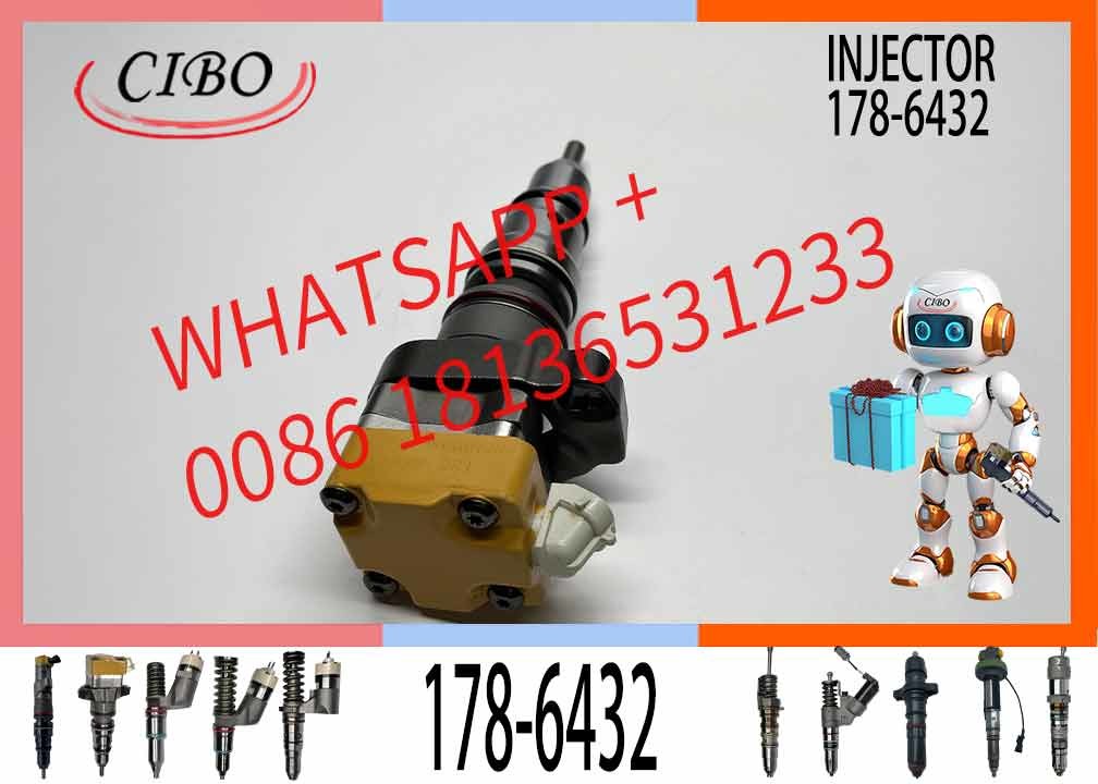 Diesel Engine Fuel Injector Excavator Accessories Diesel Motor Parts 178-0199 1780199 for 3126B 3126E 322C 322C