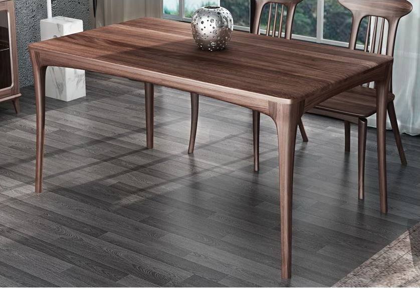 2017 New Design Furniture Dining room sets By Finland top designer for square Table with Walnut or Marble top