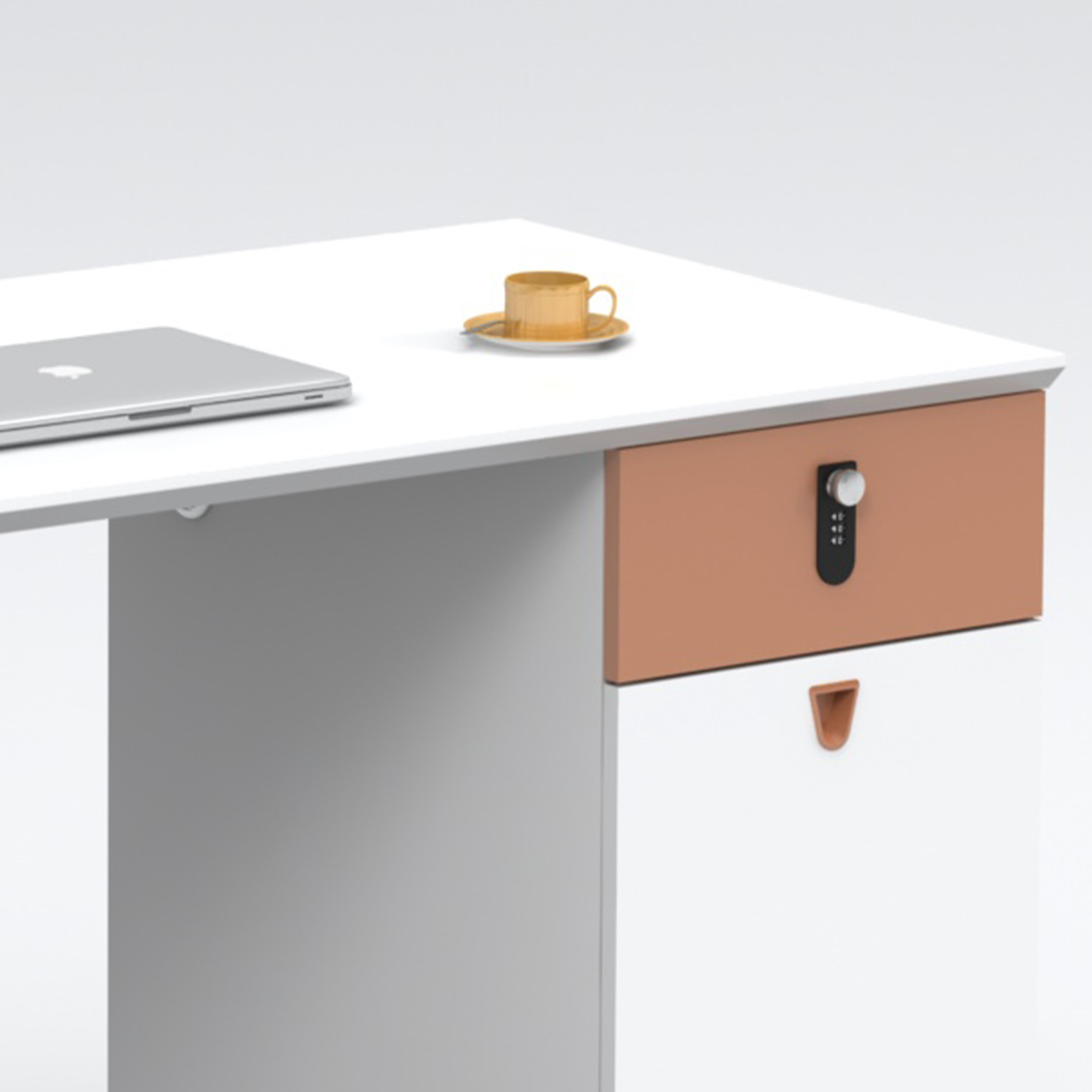 Modern Commercial Office Furniture 1 Person Open Concept Work Table Executive Manager Boss Desk