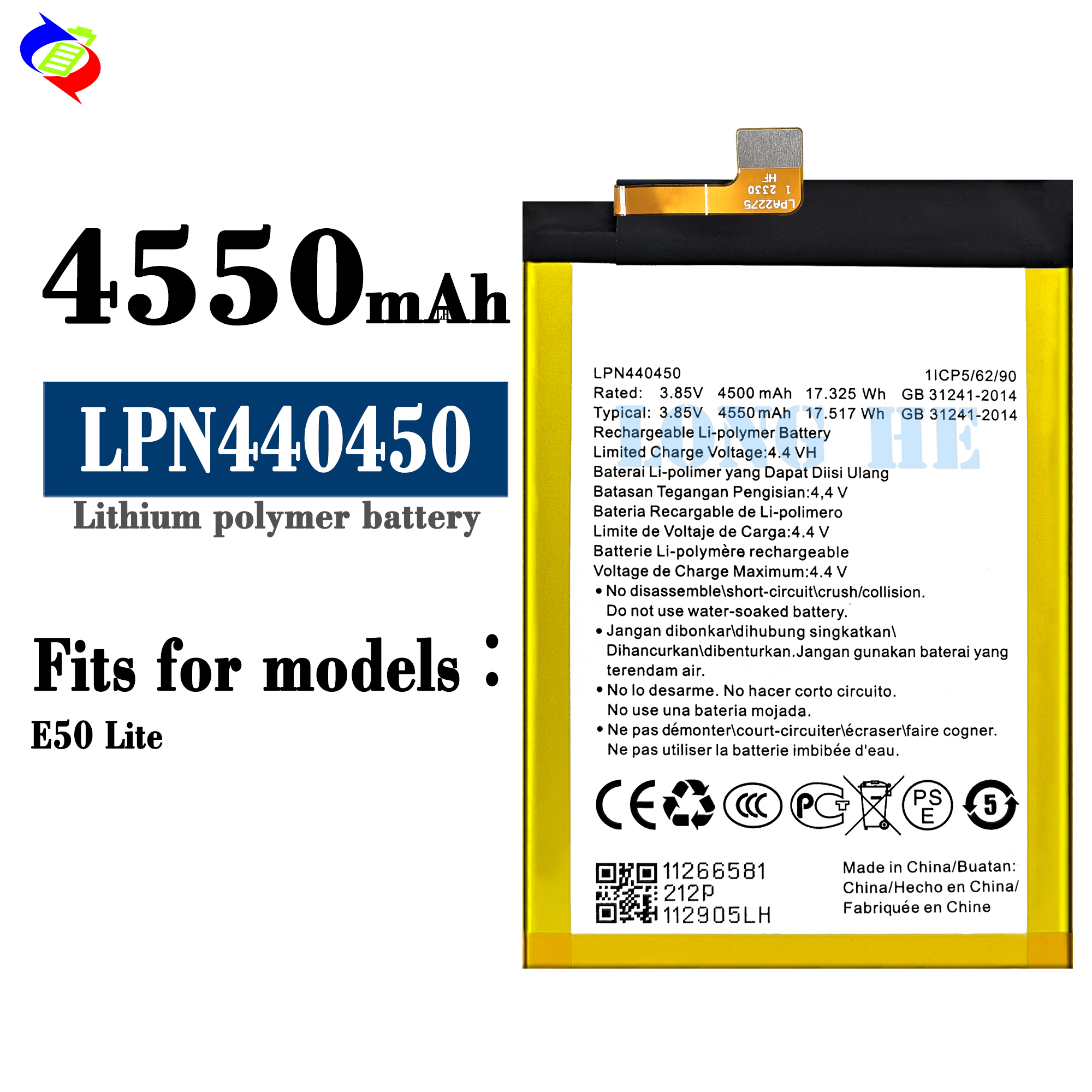 Mobile Phone Battery For Hisense E50 Lite LPN440450 4.4V Original Lithium-Ion Batteries