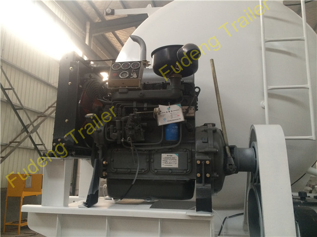 3 Axles Cement Semi Trailer , powder tank trailer , Dry Bulk Tank Trailers For Sale Dubai