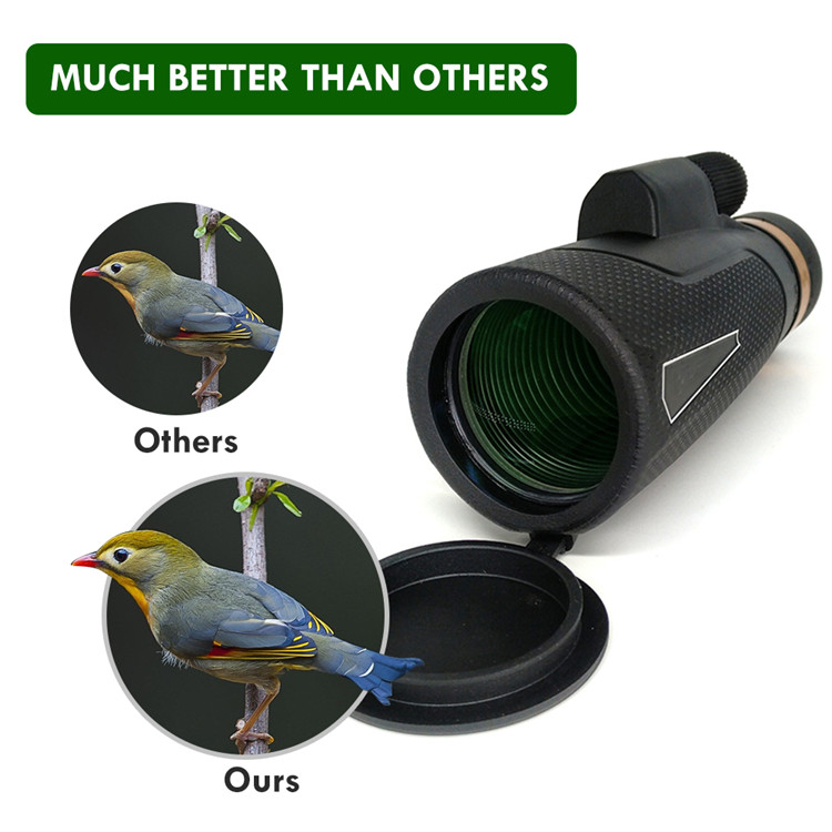 High Definition Mobile Phone Telescope 12X , Bak4 Smartphone Monocular Telescope