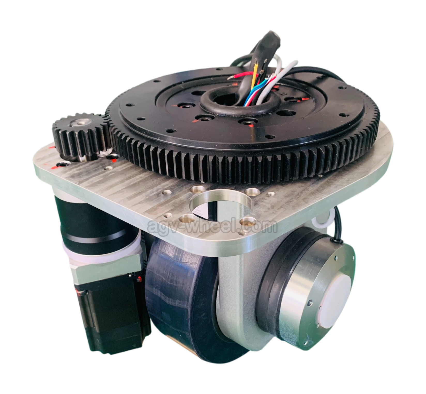 750W Polyurethane AGV Drive Wheel 1 Ton Wheel Hub Drive Assembly