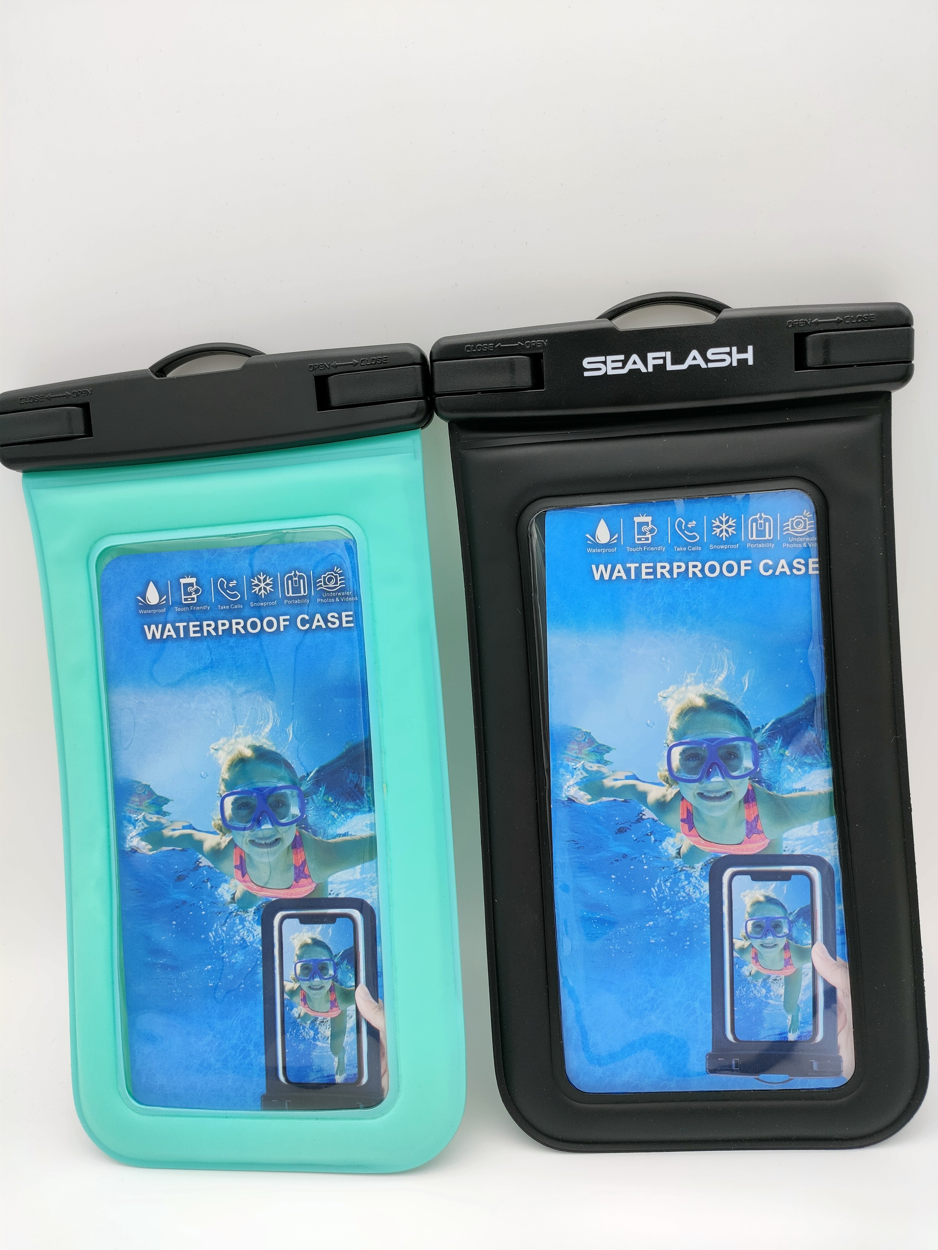 Camping Waterproof Phone Cover Bag , ODM Outdoor Dry Bag Phone Case