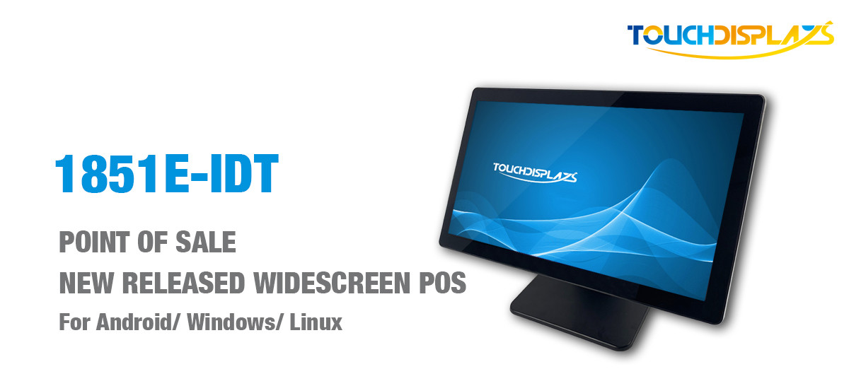RoHS 18.5'' 10 Points Touch Screen POS System For Supermaket Retail