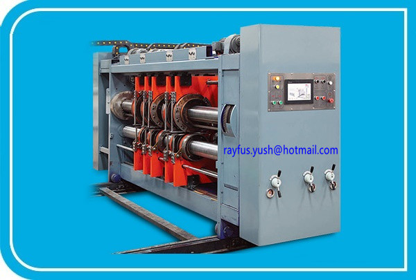 1 ~ 5 Colors Printing Die Cutting Machine For Cardboard / Flexo Printer Slotter Machine